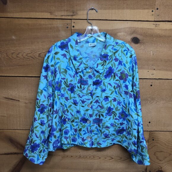 HABITAT Clothes To Live In Button Up Shirts Tops Womens Size Medium Lot of 2 - Picture 2 of 10